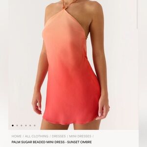 Sunset Ombre Mini Dress